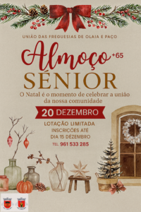 Flyer Almoço de Natal